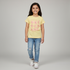 Girls Cotton Crew Neck Graphitee