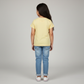 Girls Cotton Crew Neck Graphitee