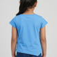 Girls Cotton Crew Neck Graphitee