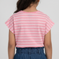 Girls Cotton Crew Neck Graphitee