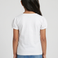 Girls Cotton Crew Neck Graphitee