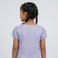 Girls Cotton Crew Neck Graphitee