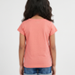 Girls Cotton Crew Neck Graphitee