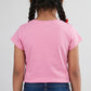 Girls Cotton Crew Neck Graphitee