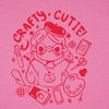 Girls Cotton Crew Neck Graphitee
