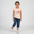 Girls Cotton Crew Neck Graphitee