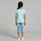 Girls Cotton Crew Neck Graphitee