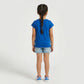 Girls Cotton Crew Neck Graphitee