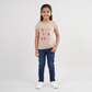Girls Cotton Crew Neck Graphitee