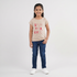 Girls Cotton Crew Neck Graphitee