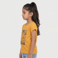 Girls Cotton Crew Neck Graphitee