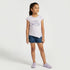 Girls Cotton Crew Neck Graphitee