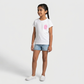 Girls Cotton Crew Neck Graphitee