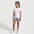 Girls Cotton Crew Neck Graphitee