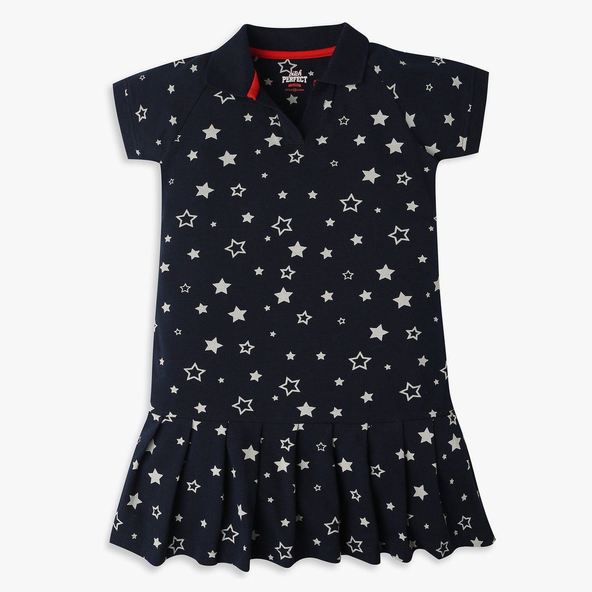 Girls Regular Fit Printed Dress