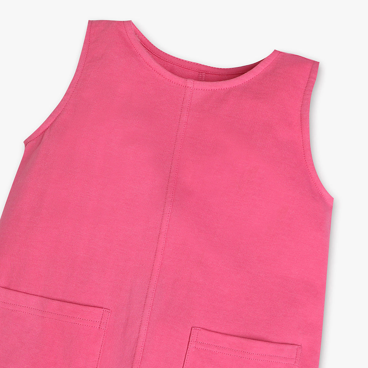 Girls Solid Playtime Dress