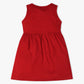 Girls Printed Crew Neck Sleeveless Playtime Dress