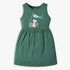 Girls Printed Crew Neck Sleeveless Playtime Dress