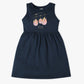 Girls Printed Crew Neck Sleeveless Playtime Dress