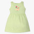 Girls Regular Fit Printed Round Neck Dress
