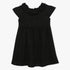 Girls Regular Fit Solid Peter Pan Collar Dress