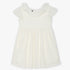Girls Regular Fit Solid Peter Pan Collar Dress