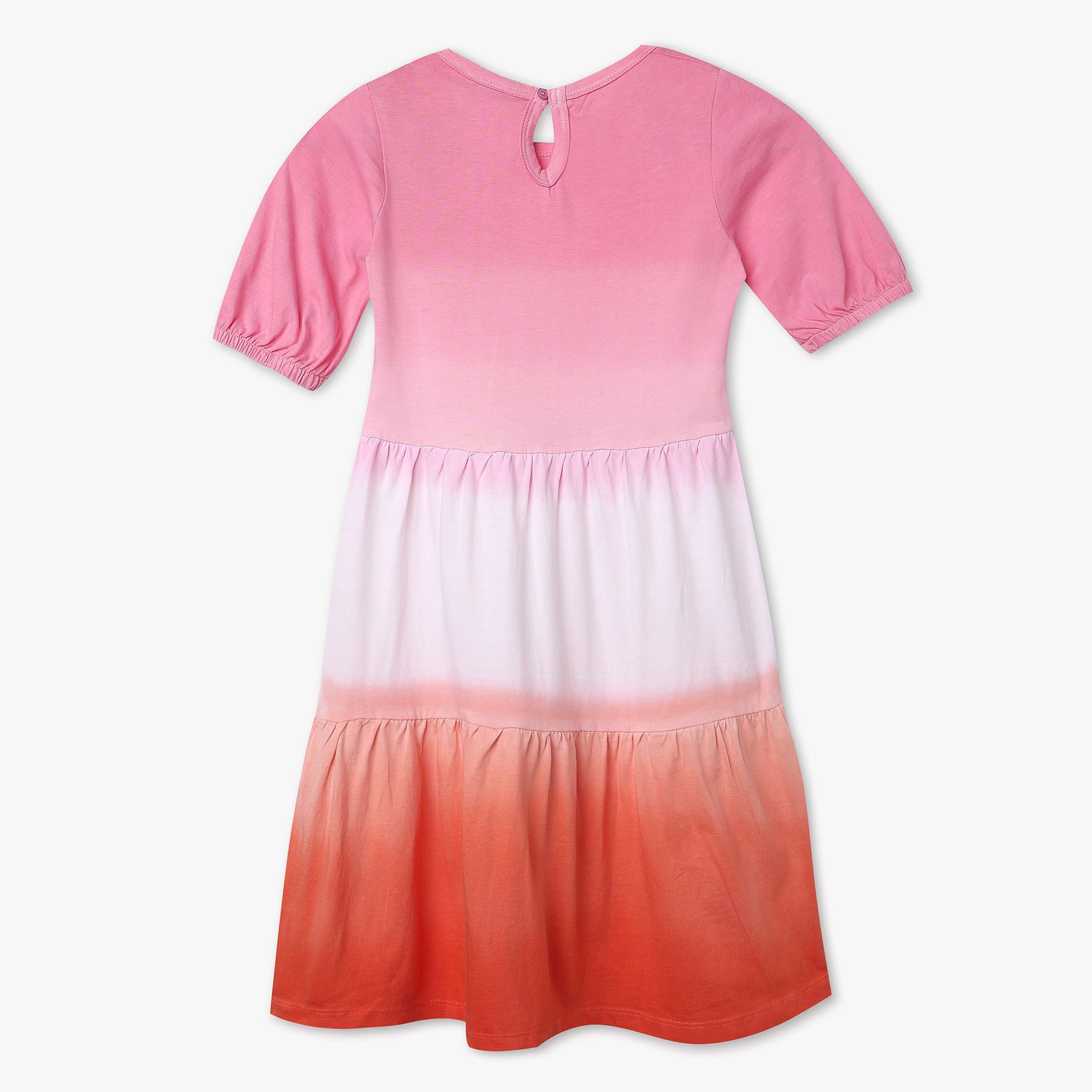 Buy Girls Regular Fit Tie - Dye Cap Sleeve Dress  - Style Union
