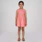 Girls Cotton Crew Neck Dress