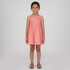 Girls Cotton Crew Neck Dress