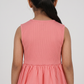 Girls Cotton Crew Neck Dress
