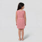 Girls Cotton Striped Knitted Frock