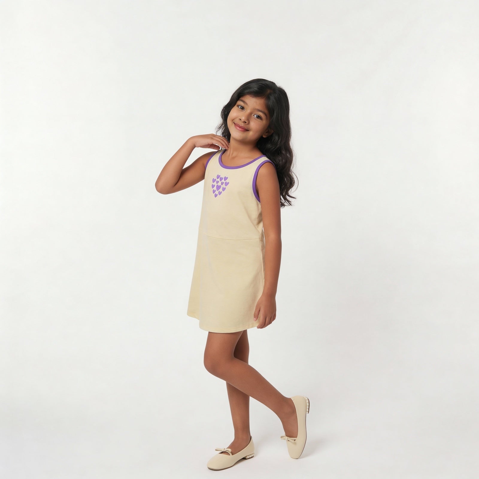 Girls Cotton Printed Weekend Dress