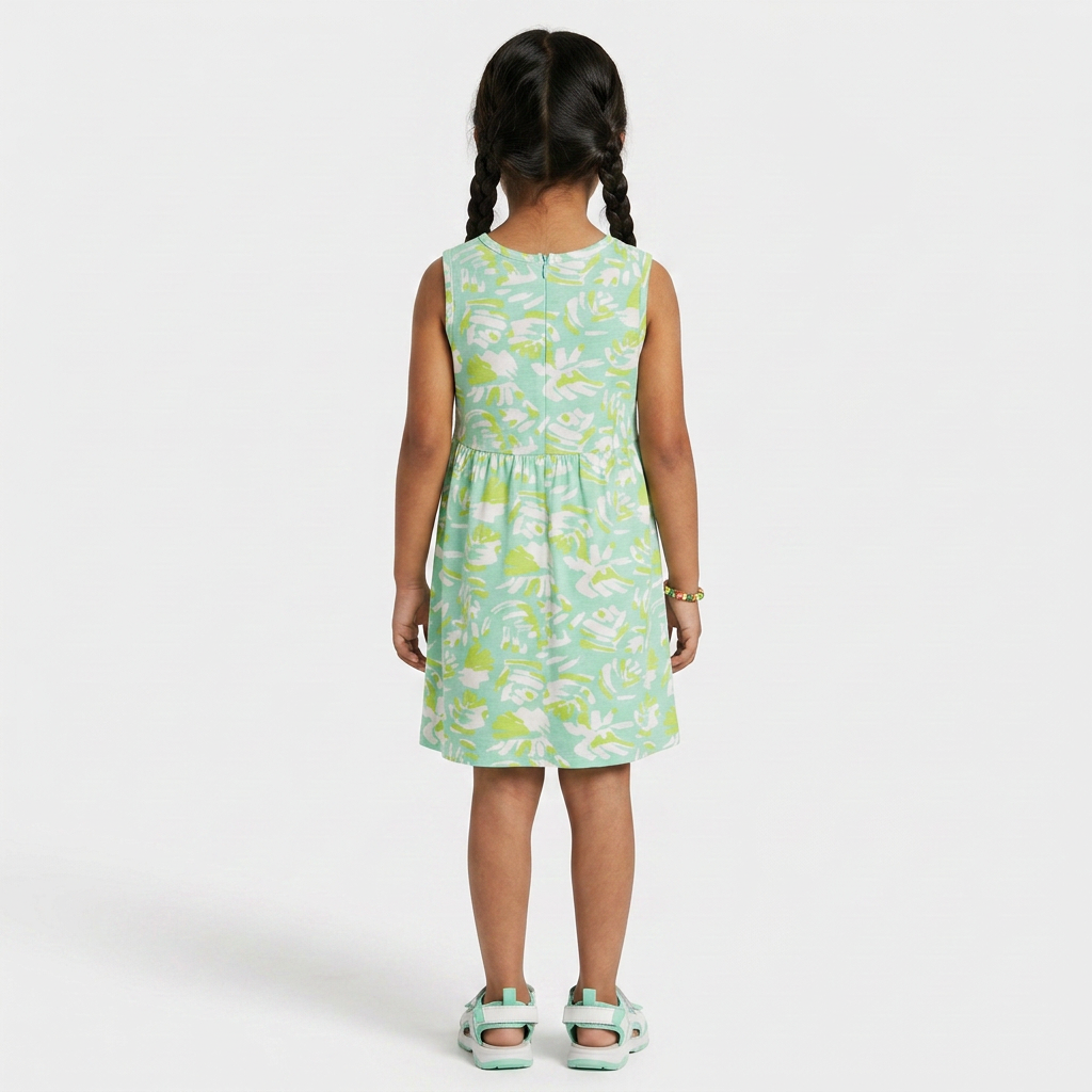 Girls Cotton Printed Frock