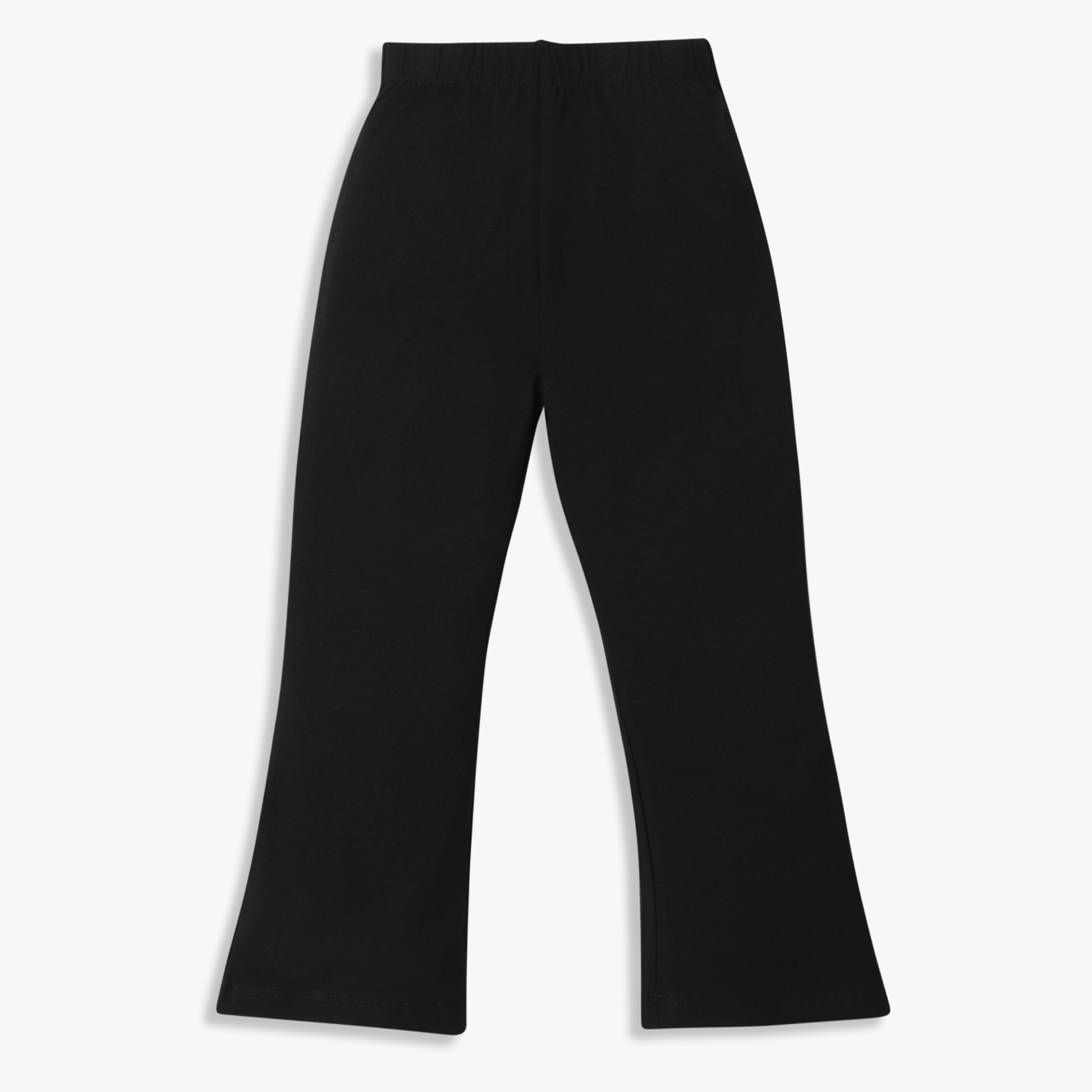 Girls Skinny Fit Regular Length Solid Mid Rise Leggings