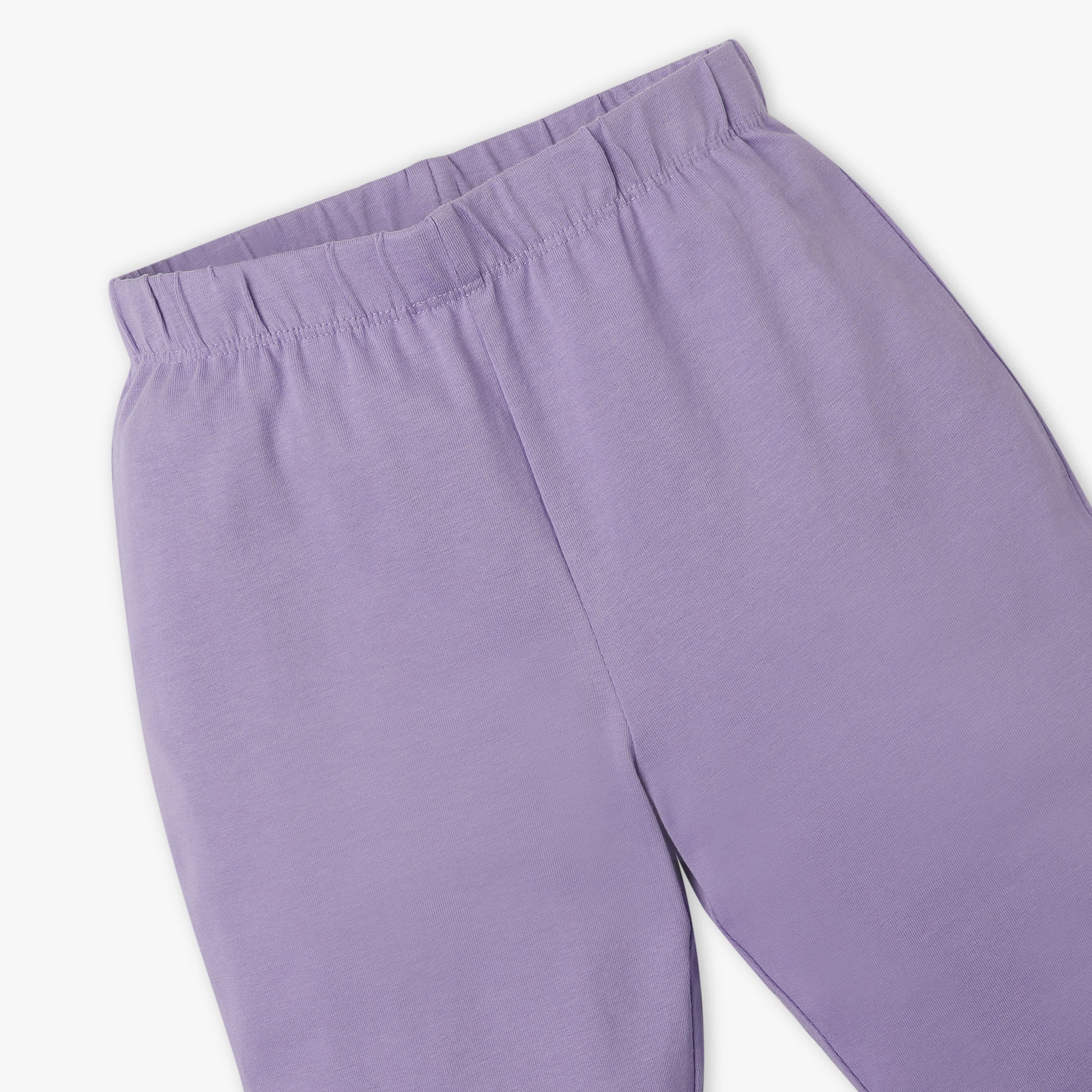 Girls Skinny Fit Regular Length Solid Mid Rise Leggings