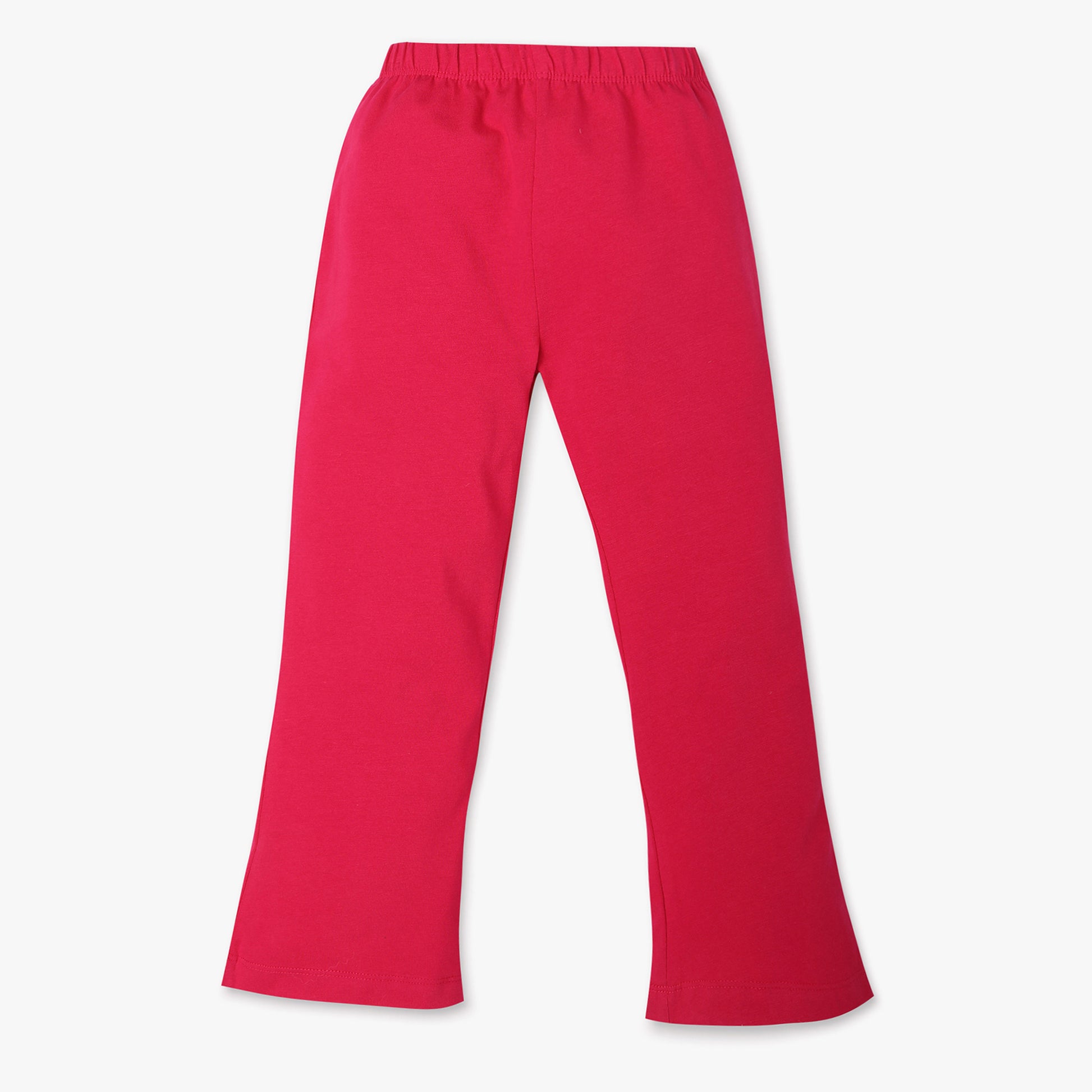 Girls Skinny Fit Regular Length Solid Mid Rise Leggings