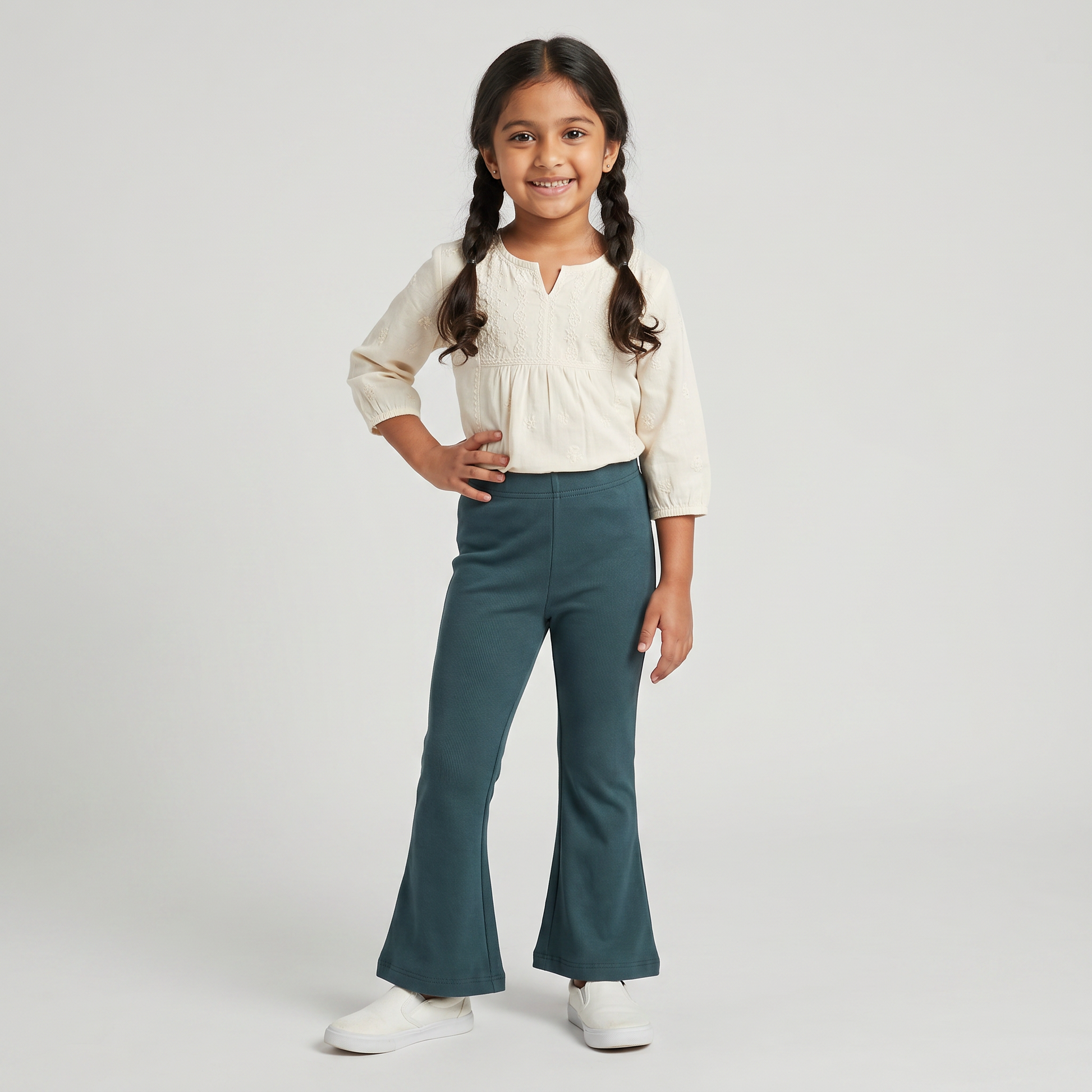 Girls Skinny Fit Flare Leggings
