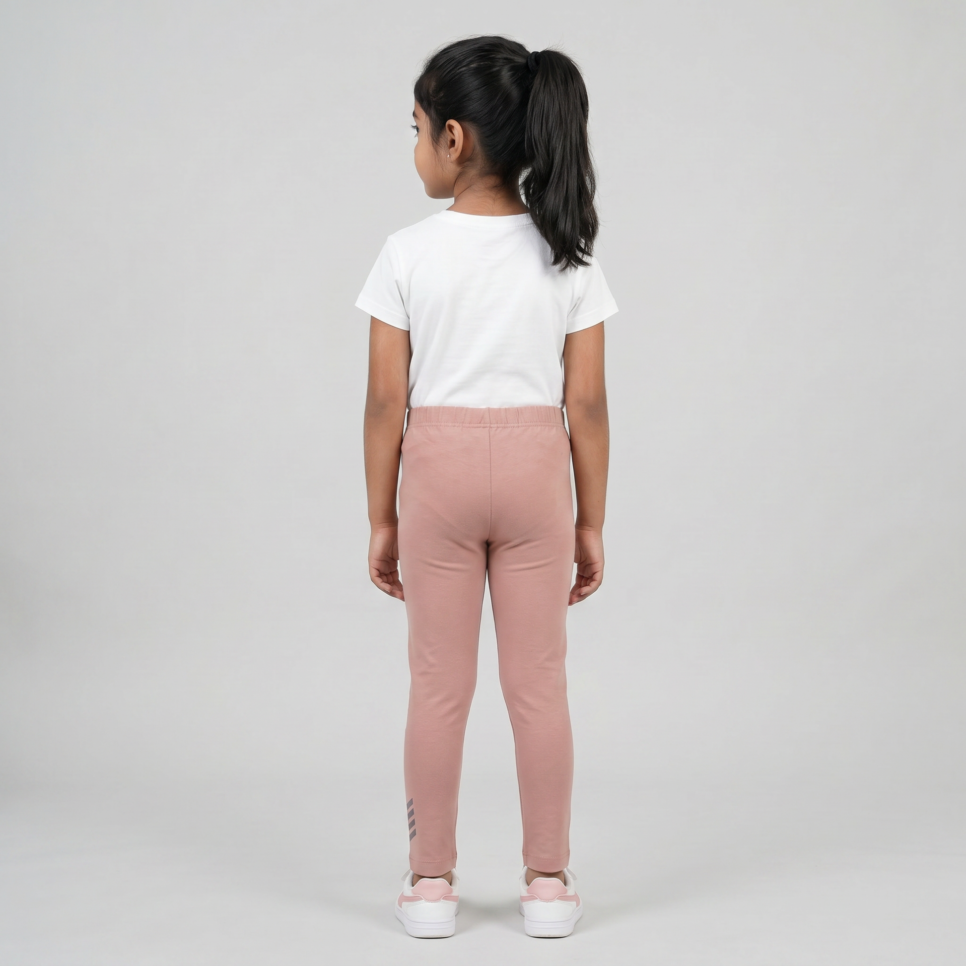 Girls Solid Playtime Leggings