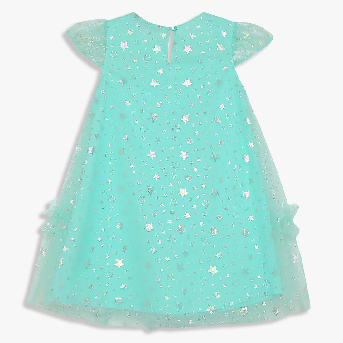 Girls Embellished Knee Length Fairytale A-Line Flared Dress