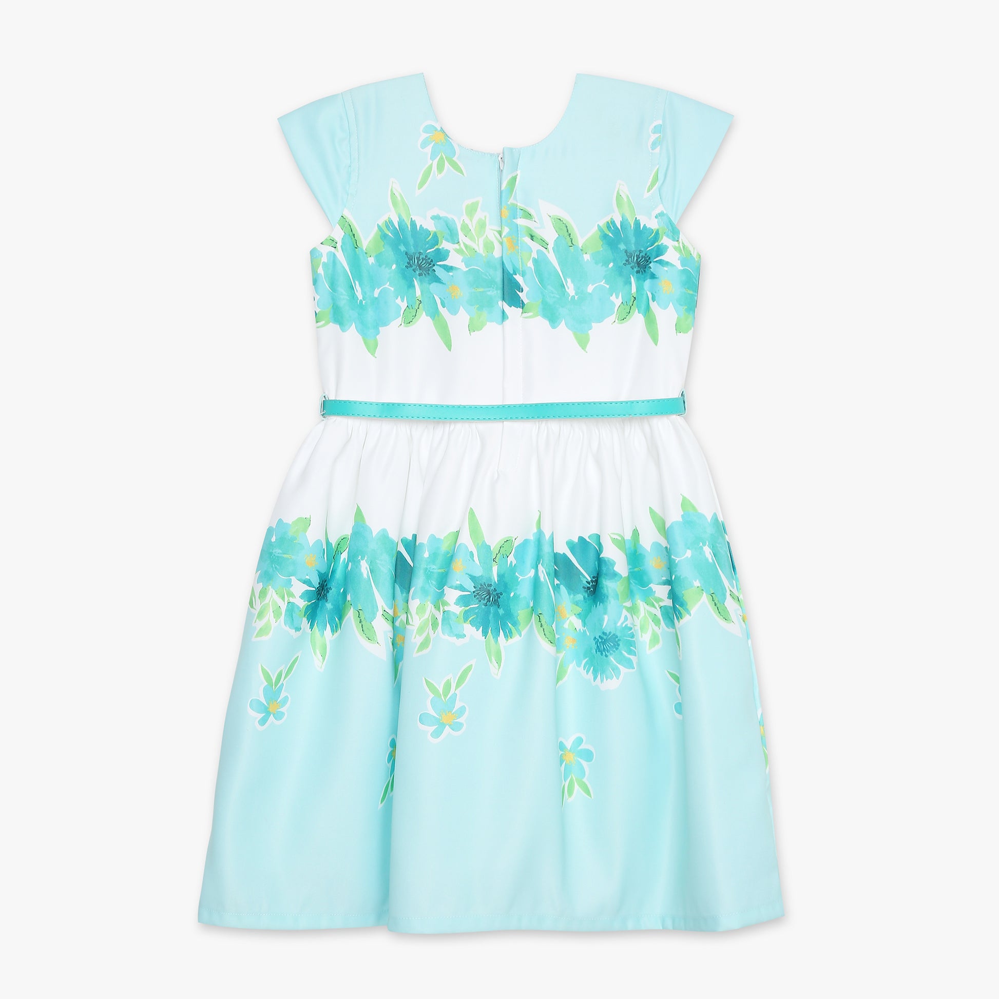 Girls Flare Fit Printed Dress