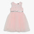 Girls Embellished Knee Length High Fashion Party Sleeveless Dress