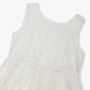 Girls Regular Fit Embellished Round Neck Dress
