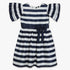 Girls Satin Striped Frock