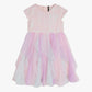 Girls Embellished Satin Party Dress