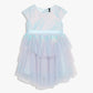 Girls Embellished Satin Party Frock 