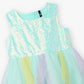 Girls Embellished Satin Party Frock