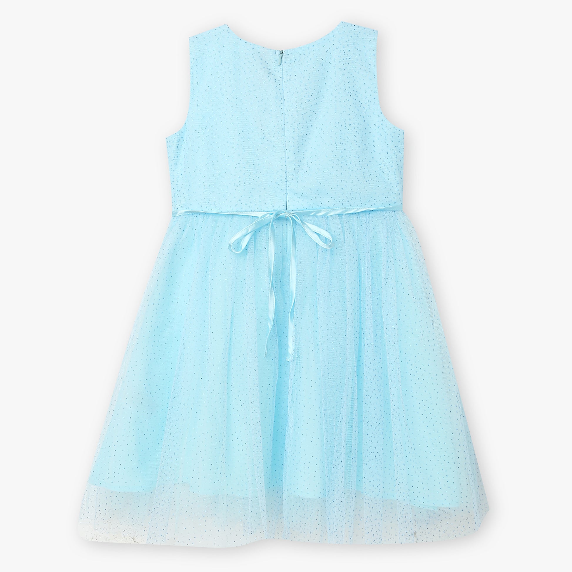 Girls Satin Embellished Frock