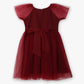 Girls Embellished Satin Party Frock