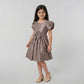 Girls Satin Flared Party Frock