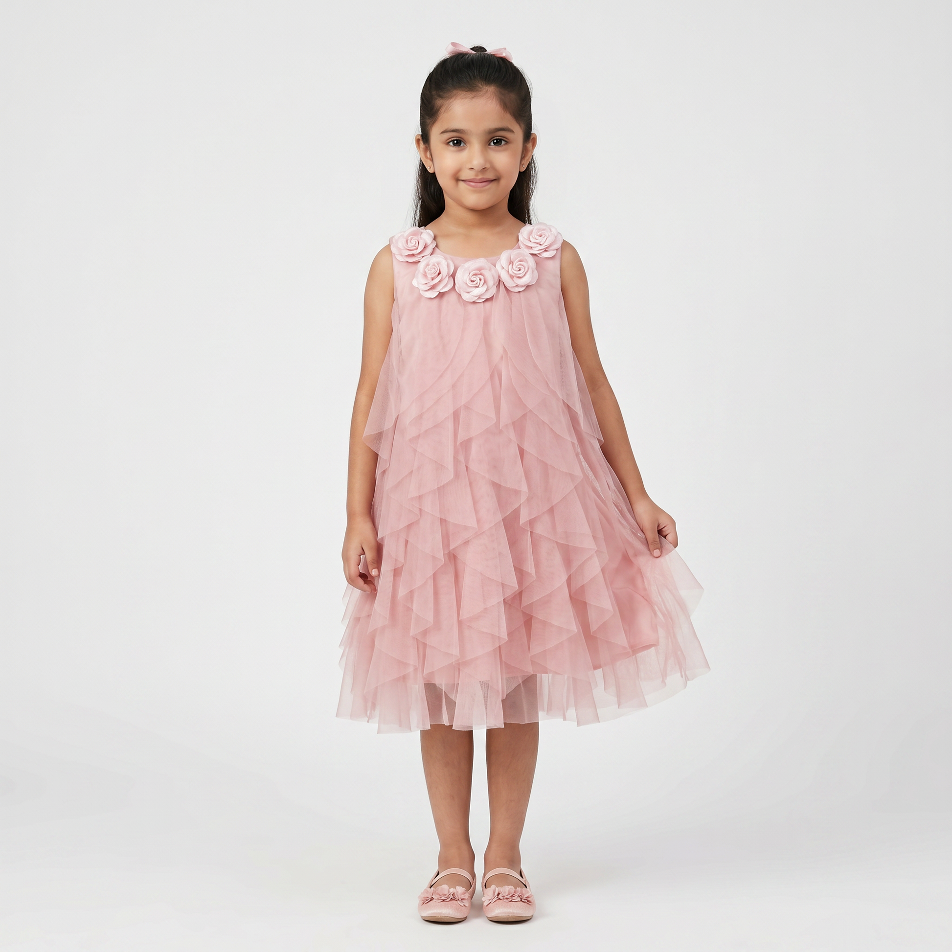 Girls Embellished Party Dress